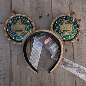 DISNEY PARKS BLACK PANTHER WAKANDA FOREVER MICKEY EARS HEADBAND MARVEL N…